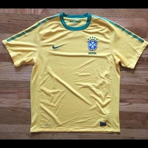 Mens Nike Brasil National Team Soccer Jersey